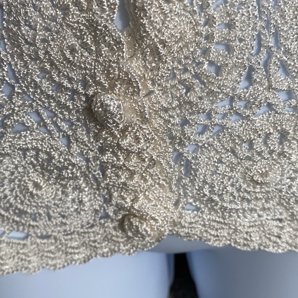 Janet Italy Design Crocheted Sweater/Top Size L - Picture 5 of 8